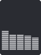 Play speaker audio bars animated